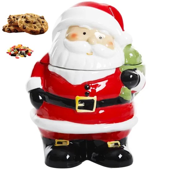 Handmade Honey Storage Cream in Festive Santa Cookie Tin 