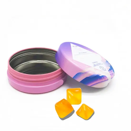 Topical Balm Food Storage Airtight Round Tin Box Metal Tins Container 