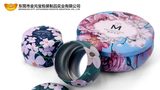 Mini Christmas Decoration Tin Container Bowl Shaped Metal Tins for Gift Packaging 