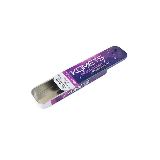 Pre Roll Child Resistant Slide Tin Cans Rectangular Child Proof Metal Tin Box Safe Case Cr Tin Can 