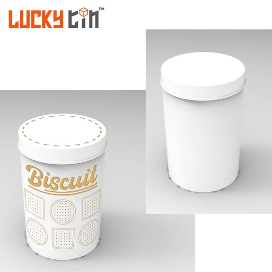 Factory Wholesale Design Tinplate Packaging Container Metal Home Storage Coffee Can Round Tea Tin Box for Loose Tea 