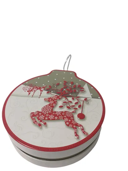 Factory Price Round Shape Metal Chocolate Tin for Candy Christmas Gift Tin Boxes Packaging Tn Box 