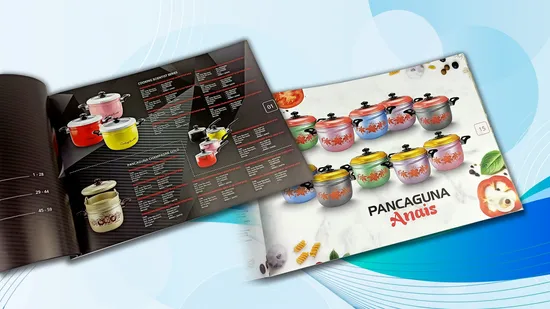 Full Color Catalogue with Spot UV Emboss
