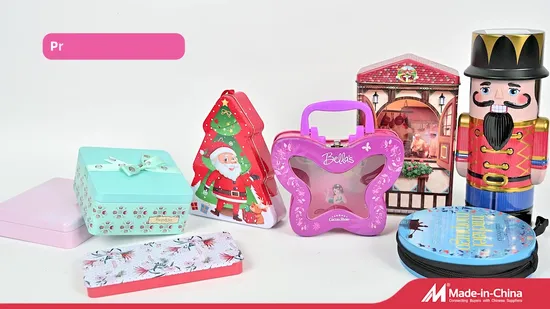 Promotional Gift Box 2)  Candy and Biscuit Tin Packaging Container 