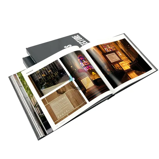 Hardcover Binding High Quality Catalogue Printing Service 