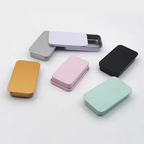 Hot Sale Rectangular Aluminum Tin Can Empty Tin Can Aluminum Metal Tins 