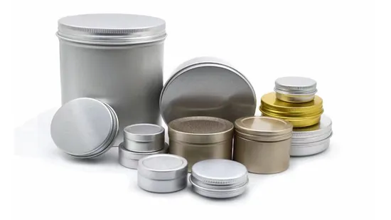 Versatile Empty Round Aluminum Tins 5g to 1500g in Customized Colors for Creams, Balms, and Salves 