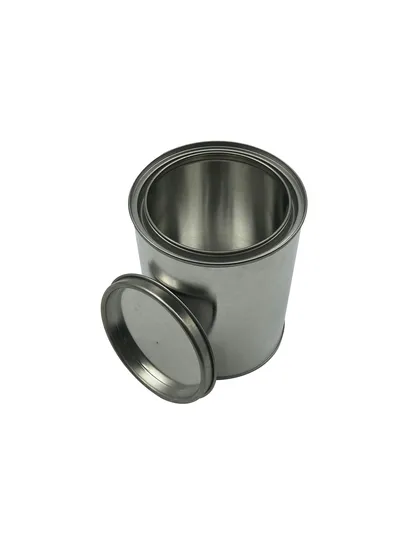 Nice with Lever Lid/Handle Customizable Round Tin for Packaging Container Glue Tinplate Can 